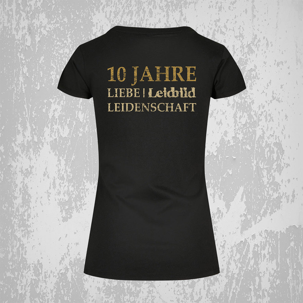 Shirt Ladyfit: 10 Jahre Leidbild
