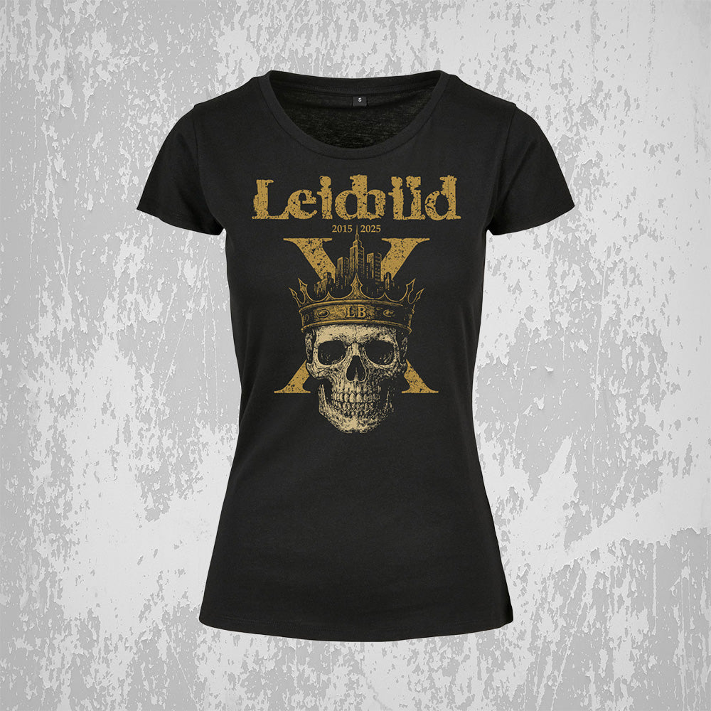 Shirt Ladyfit: 10 Jahre Leidbild